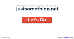 Desktop Screenshot of justsomething.net